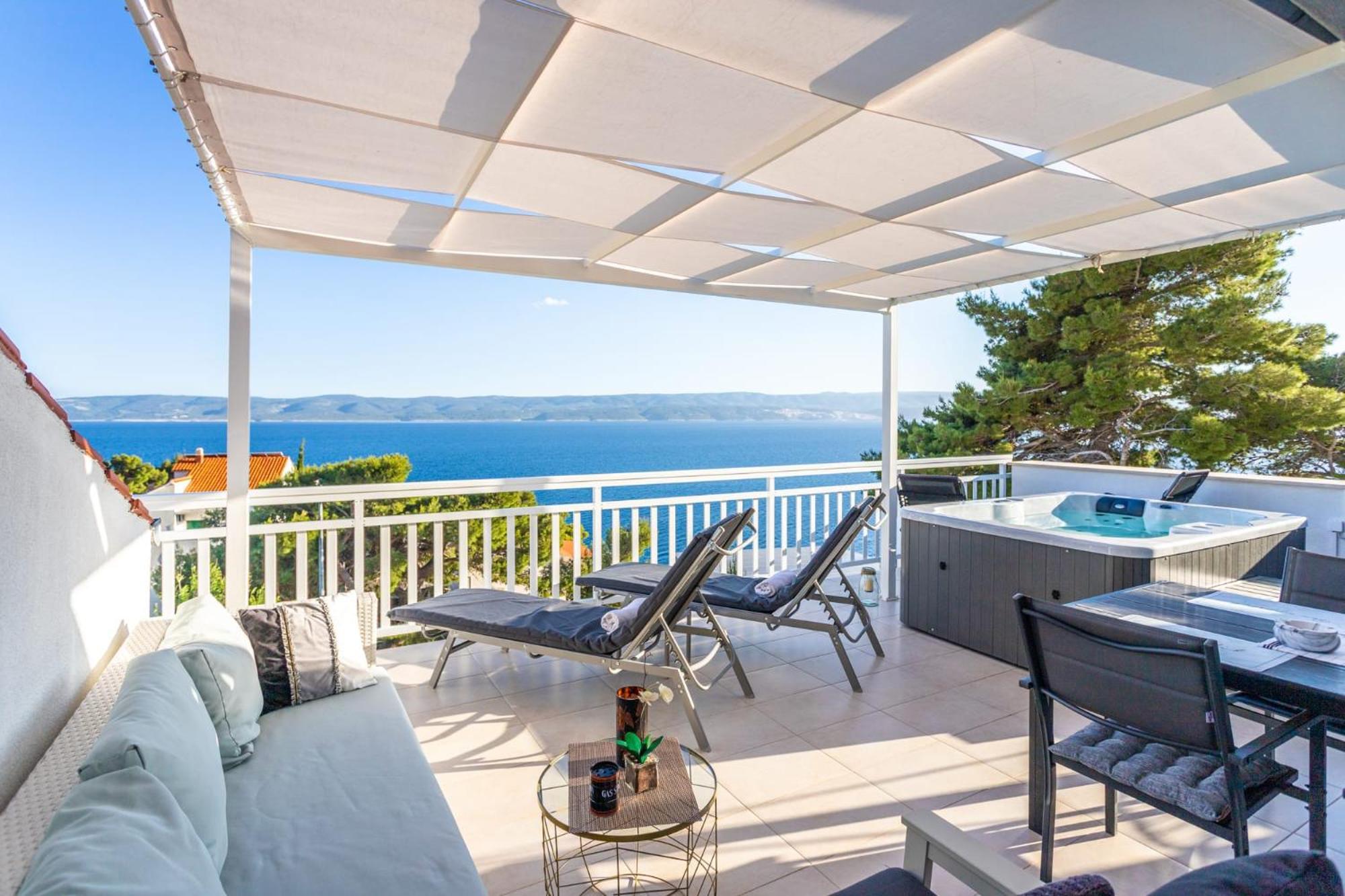 Magnificent Villa With Pool, Hot Tub, Sea View, Sauna Mimice Exterior foto
